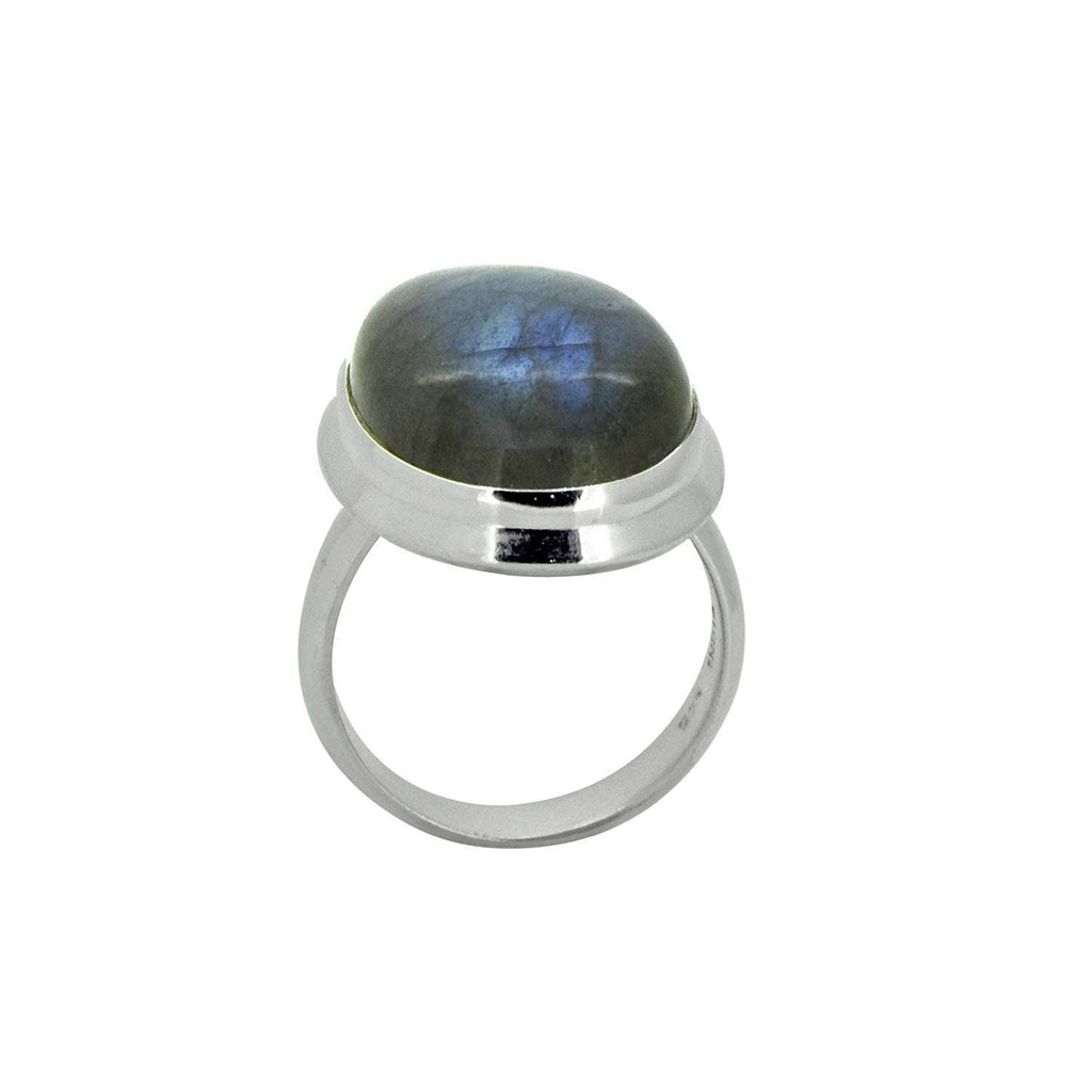 Bague Bohème en argent sterling 925 Labradorite