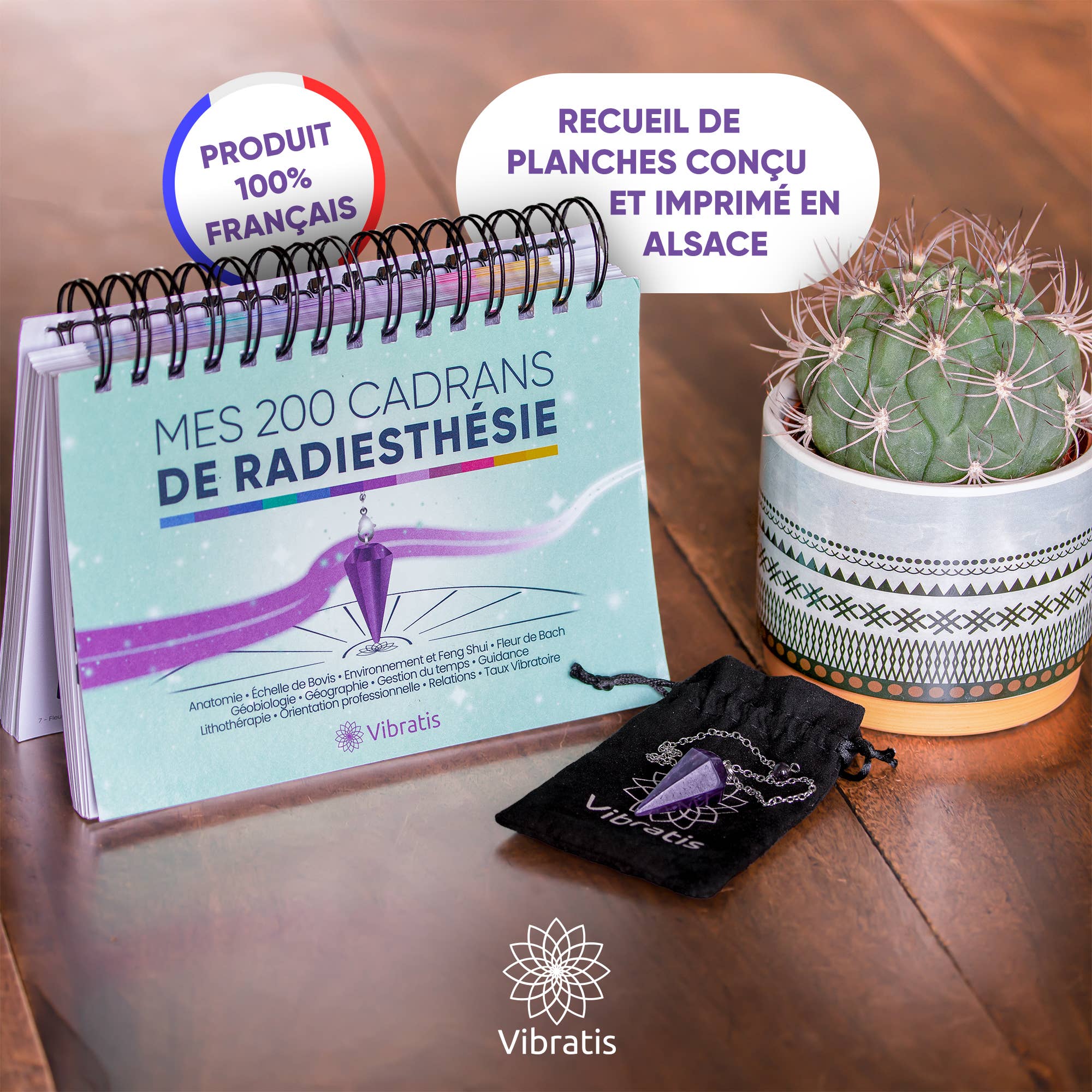 Mes 200 planches de radiesthésie - Livre de cadrans pour pendule