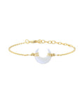 Bracelet LINA Lune nacre