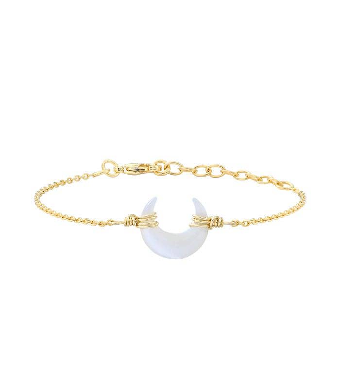 Bracelet LINA Lune nacre