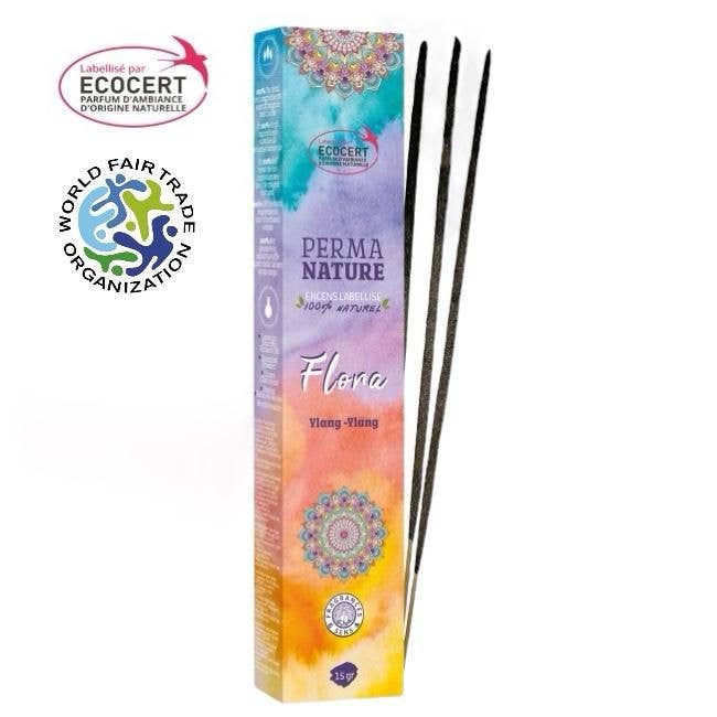 Encens Perma Nature Flora Ylang Ylang Labellisé © Ecocert-Commerce Équitable 15g