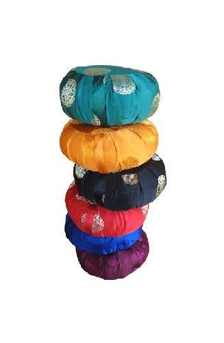 Coussin de méditation Zafu fait main - Couleurs et motifs assortis