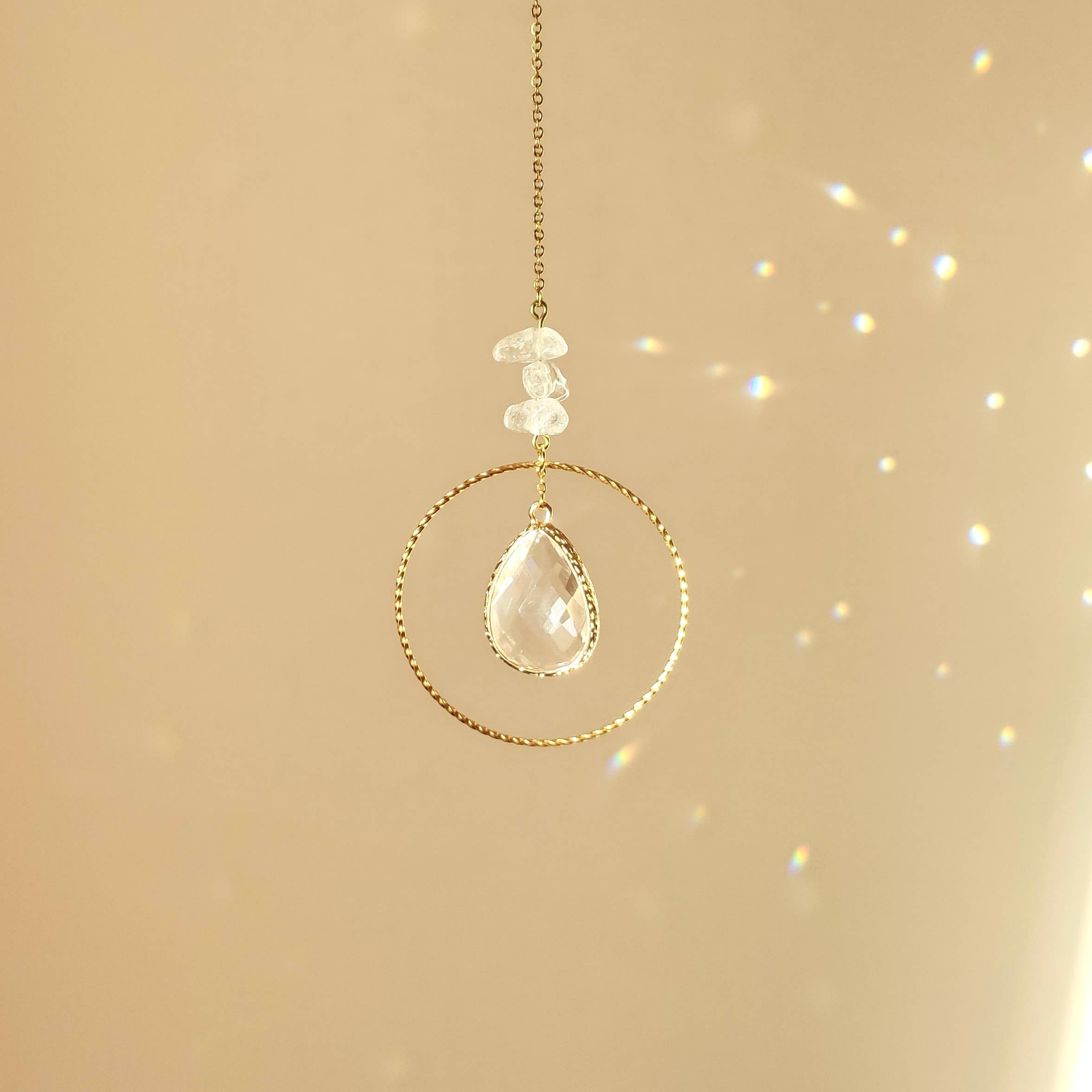 Suncatcher HÉMÉRA Cristal de Roche