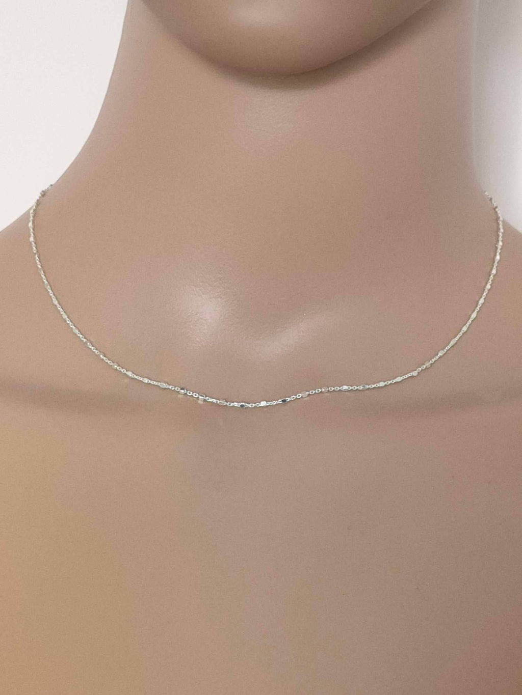 Chaîne en argent 925 maille carrées Différentes Tailles