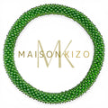 Bracelet népalais E54 vert unis
