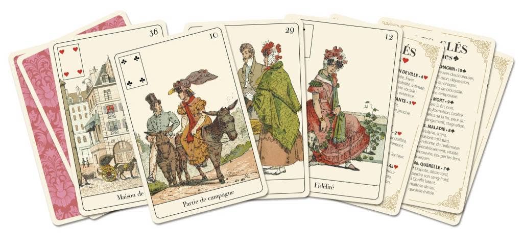 La Sibylle des Salons Cartes Édition Française Grimaud Cartomancie