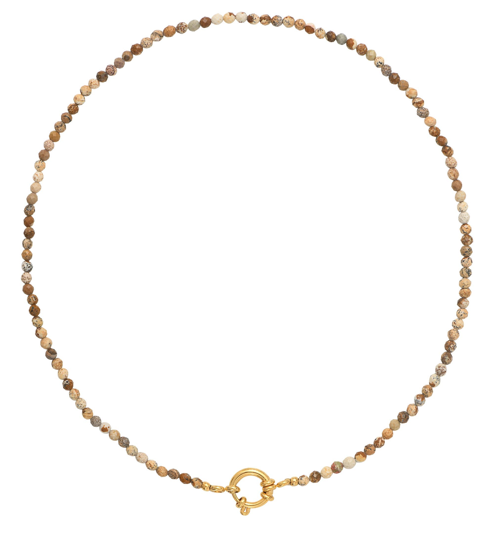 Collier NEIGE Jaspe
