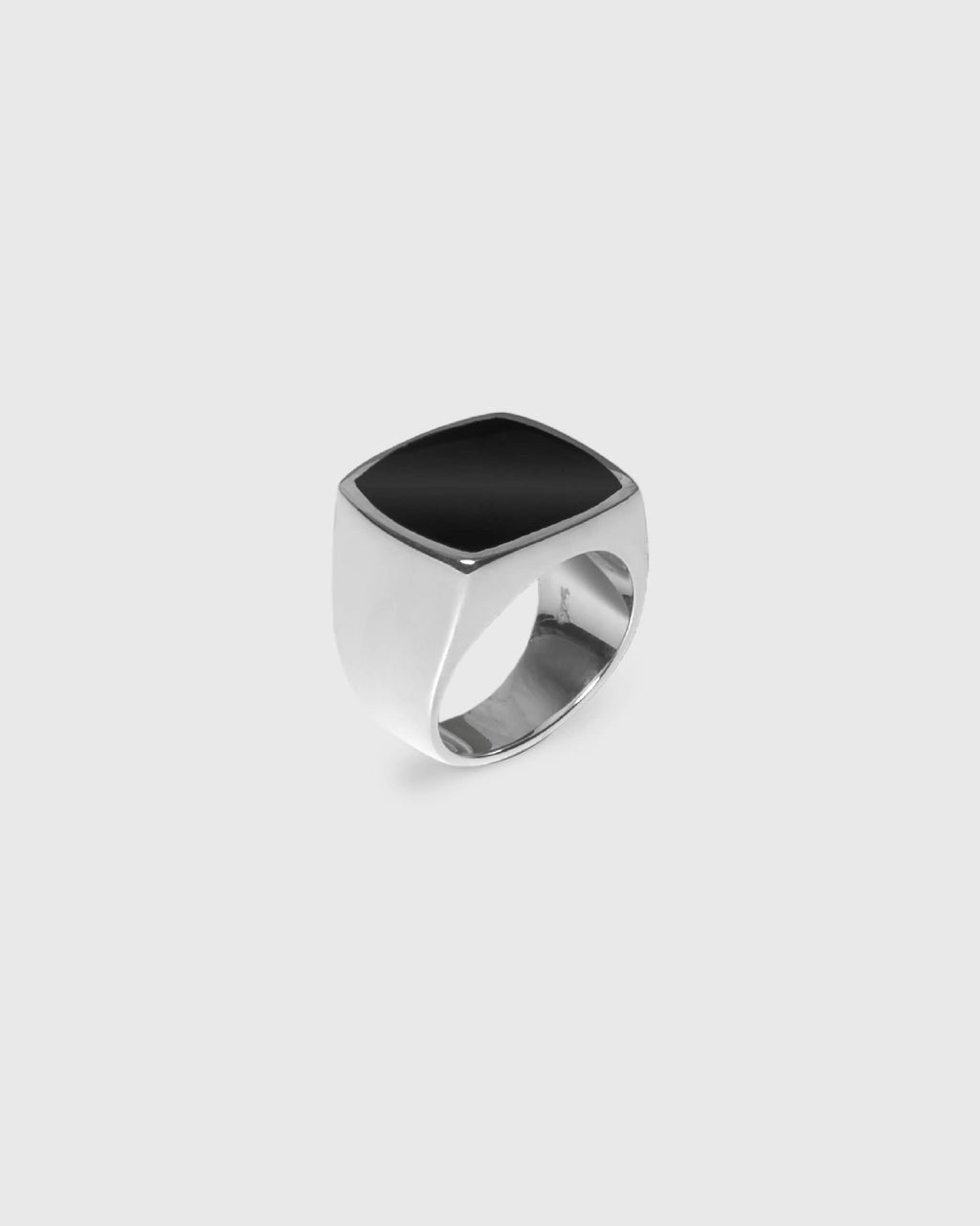Sydney Magna - Bague en argent sterling 925 en onyx noir - Homme