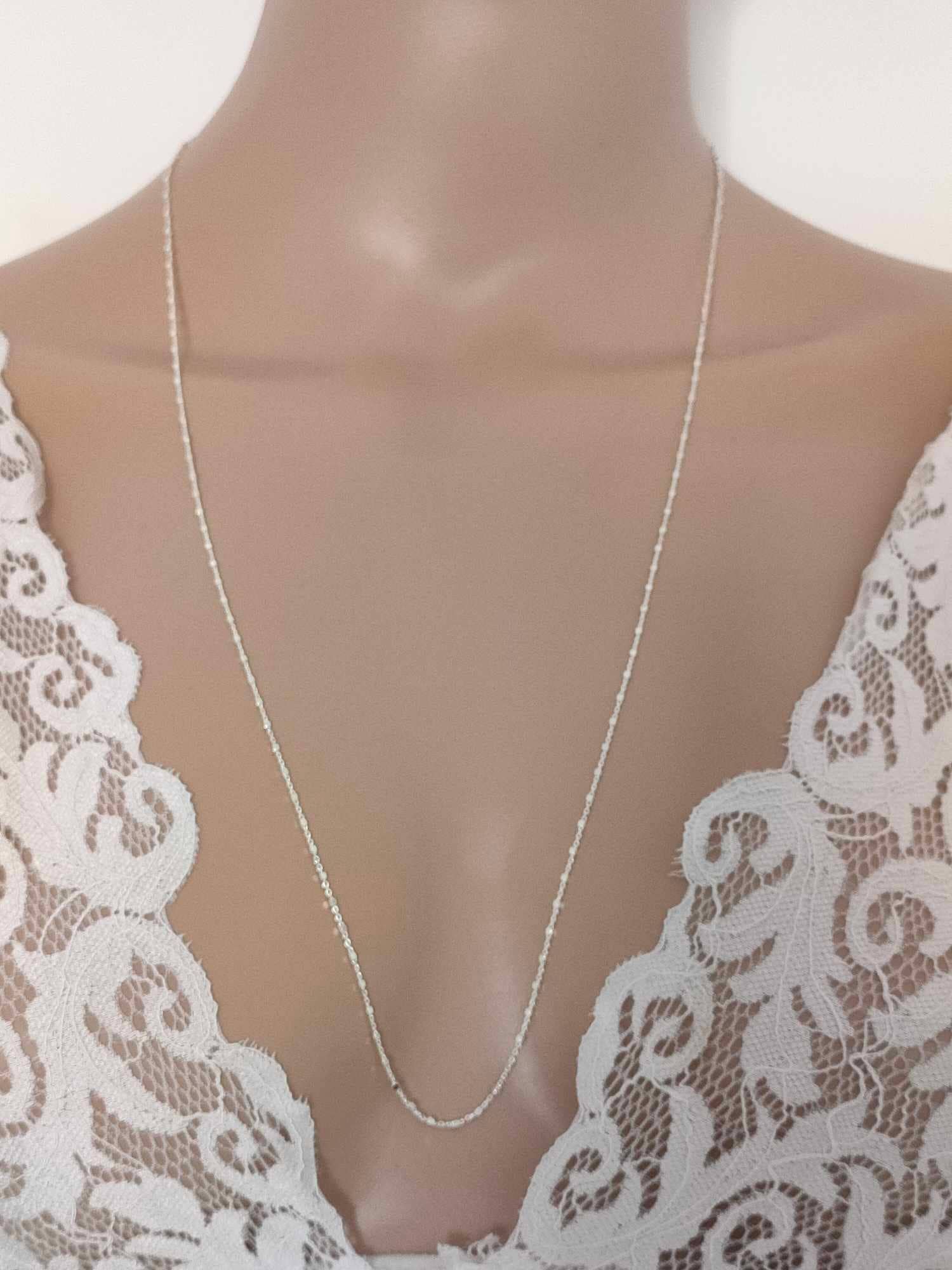 Chaîne en argent 925 maille carrées Différentes Tailles