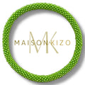 Bracelet de cheville népalais 13 vert pomme
