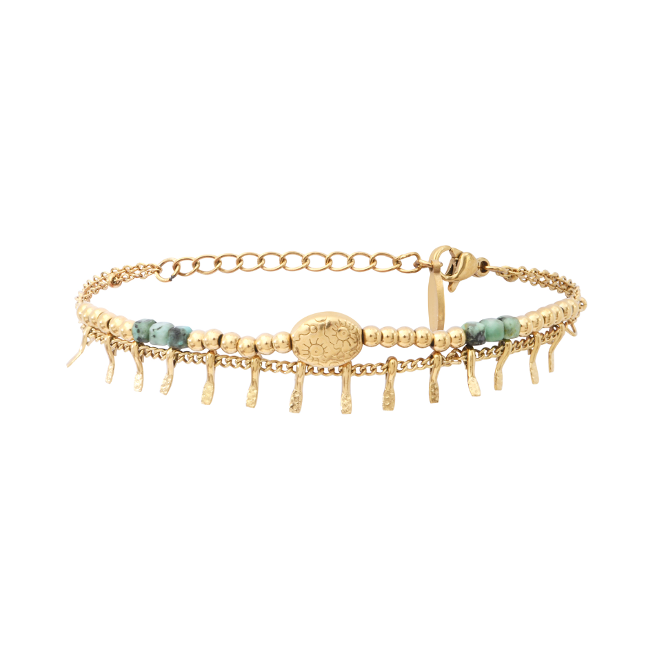 Bracelet LIORA Turquoise Africaine