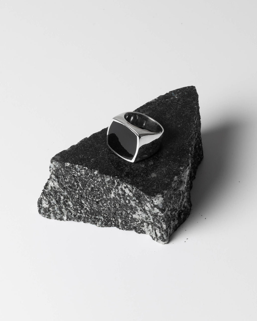 Sydney Magna - Bague en argent sterling 925 en onyx noir - Homme