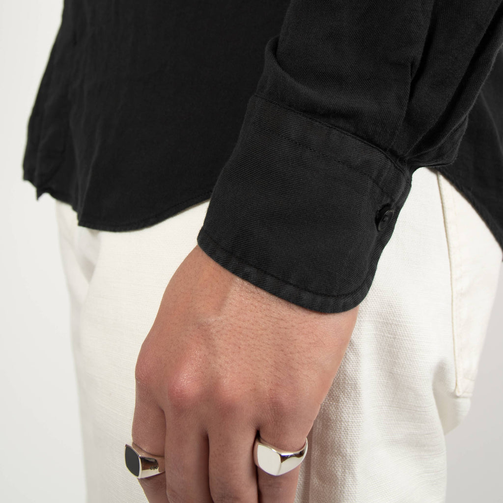 Stockholm - Bague à chevalet en argent sterling 925 - Homme