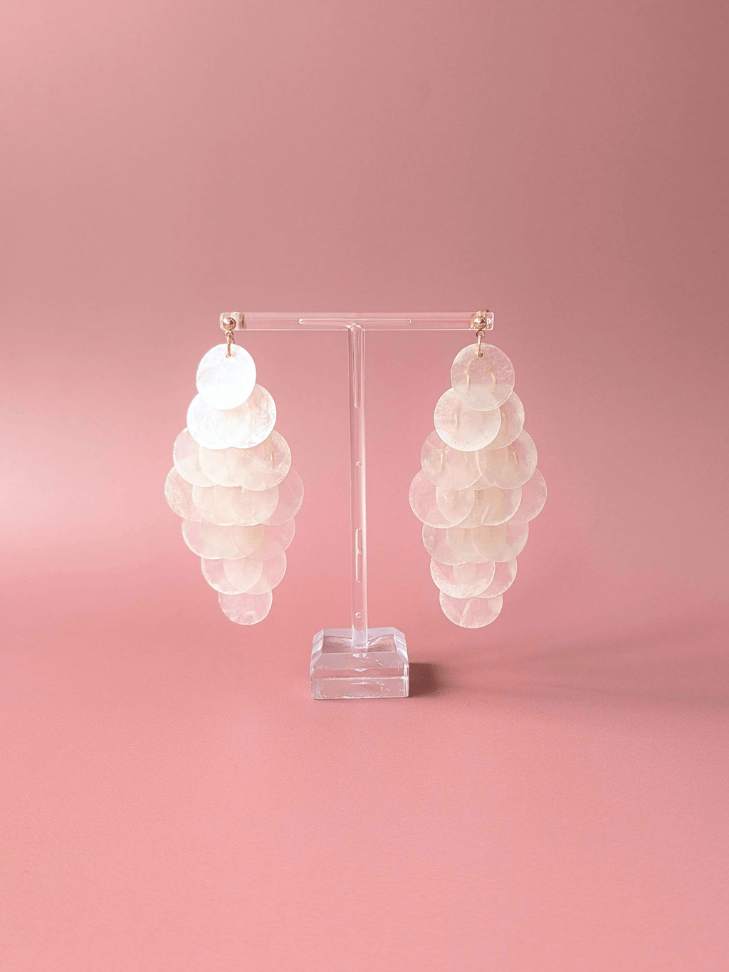 Boucles d'oreilles SIRENA Coquillage naturel couleur au choix