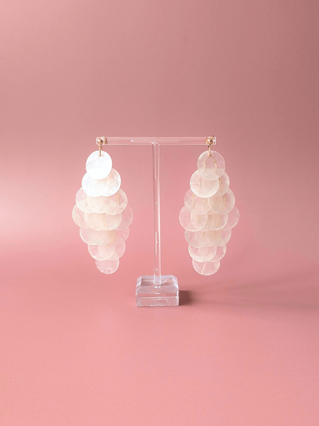 Boucles d'oreilles SIRENA Coquillage naturel couleur au choix