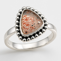 Bague cacoxénite Brésil AA argent 925 - Taille 60