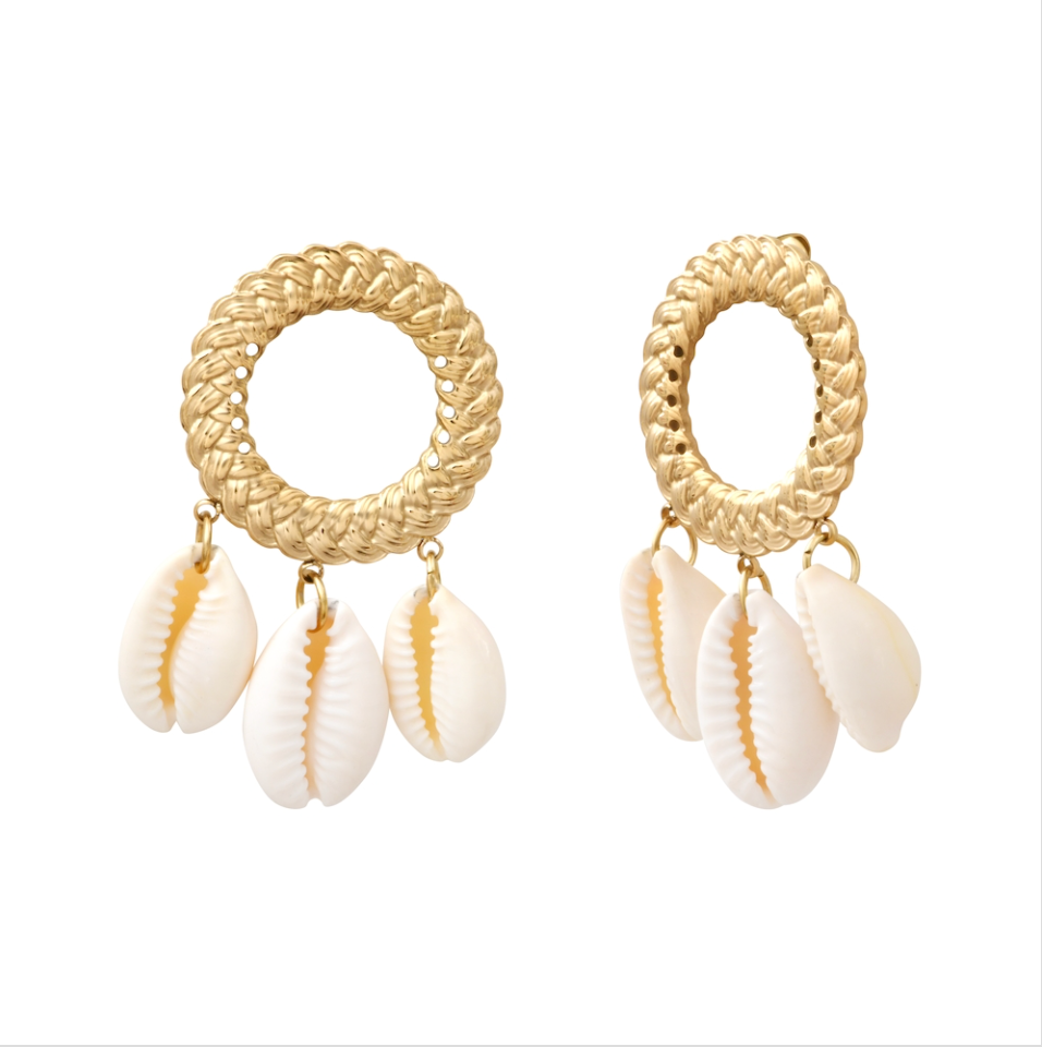 Boucles d'oreilles CALYPSO Coquillages