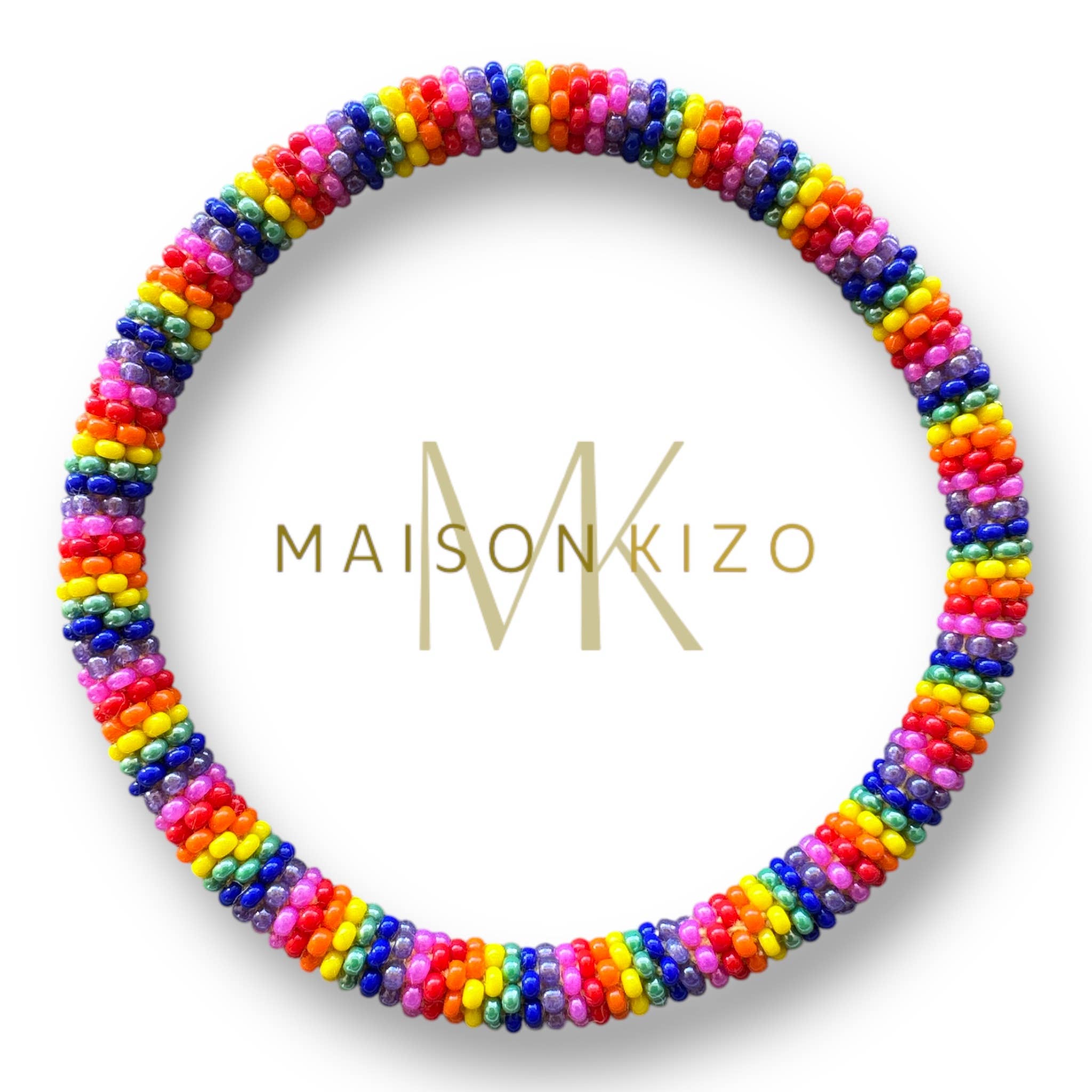 Bracelet de cheville népalais multi color bleu rouge jaune