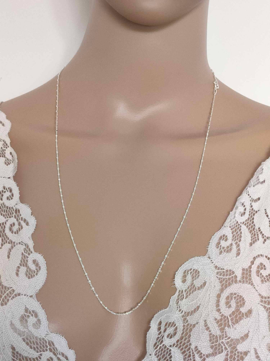 Chaîne en argent 925 maille carrées Différentes Tailles