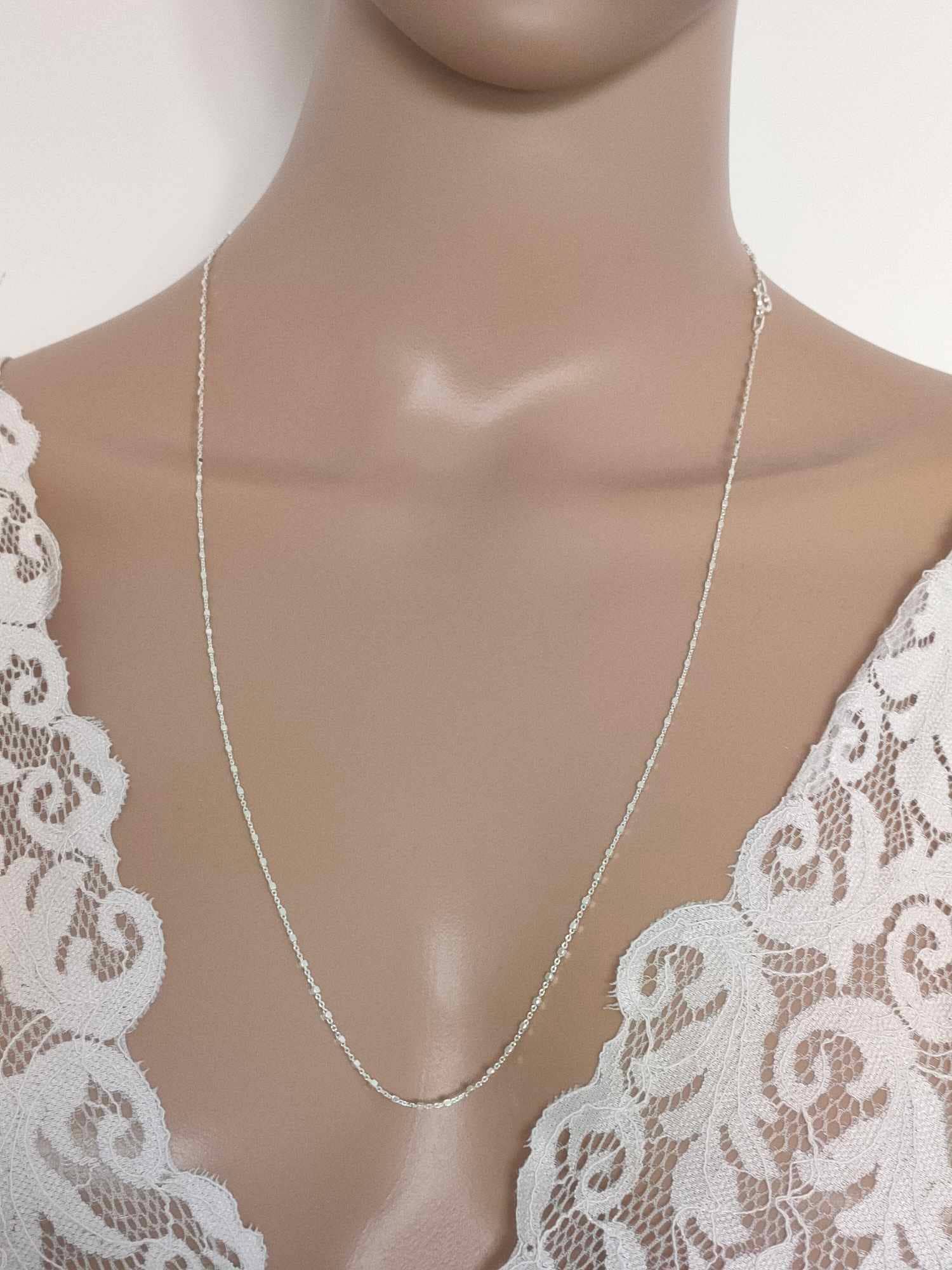 Chaîne en argent 925 maille carrées Différentes Tailles