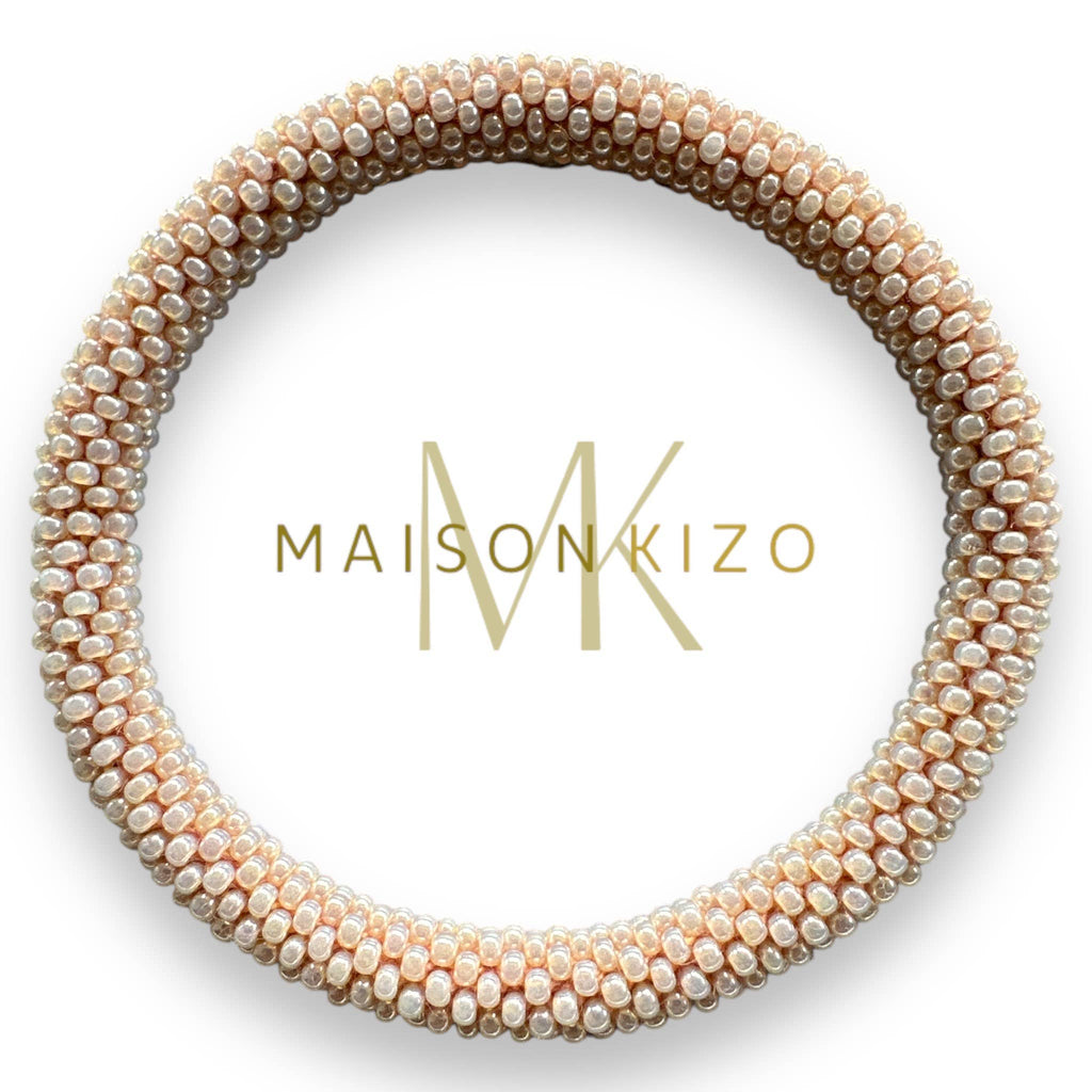 Bracelet népalais beige