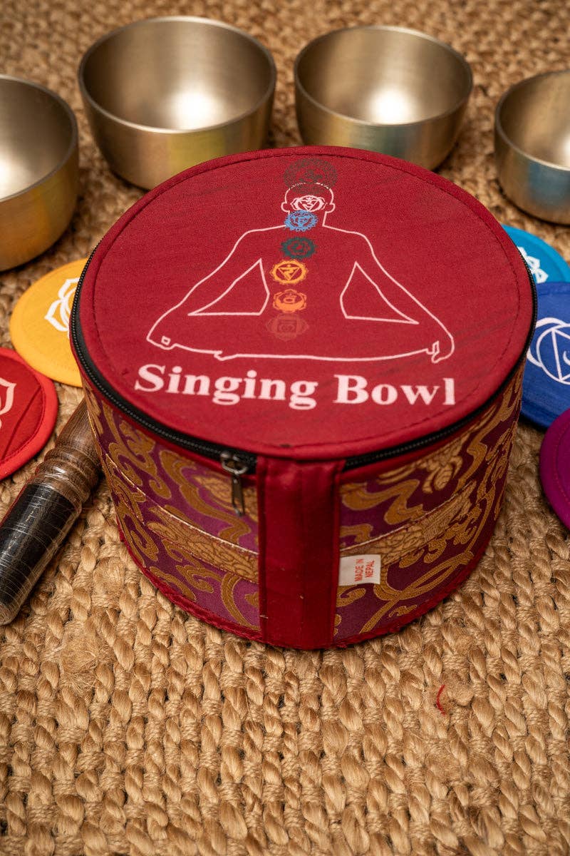 Bols tibétains Ensemble d'harmoniques des 7 chakras (Premium)
