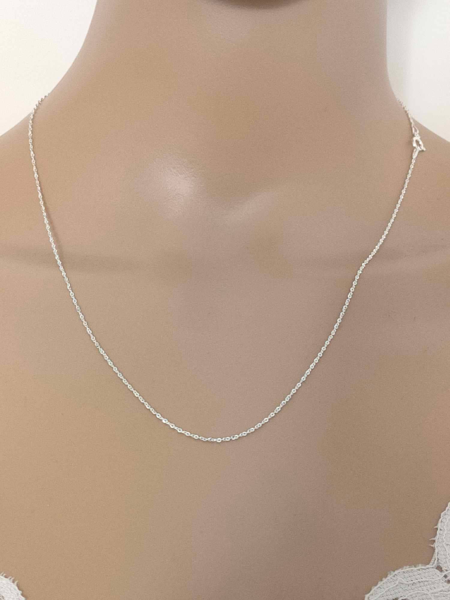 Chaîne maille forçât facettées 1 mm Différentes Tailles