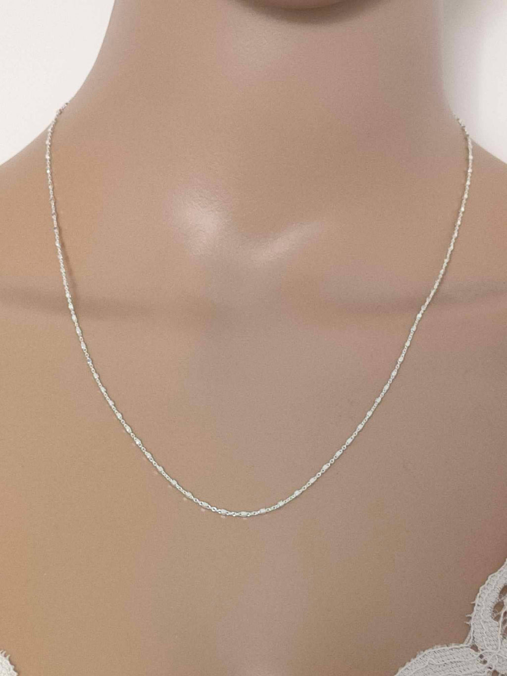 Chaîne en argent 925 maille carrées Différentes Tailles