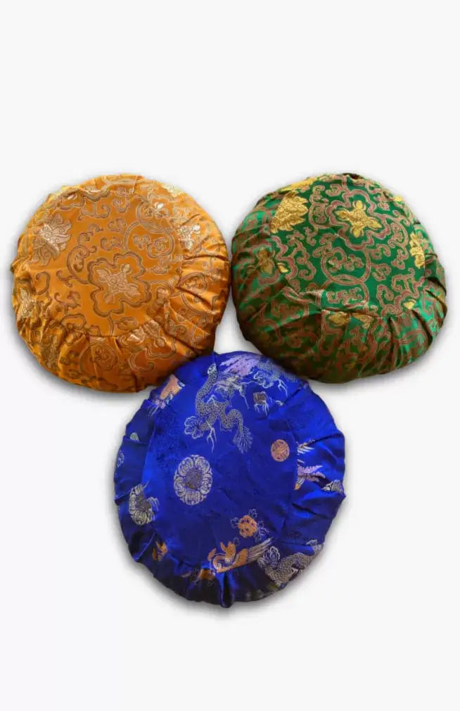 Coussin de méditation Zafu fait main - Couleurs et motifs assortis