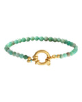 Bracelet NEIGE perles Amazonite