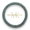 Bracelet népalais E52 multi color argent