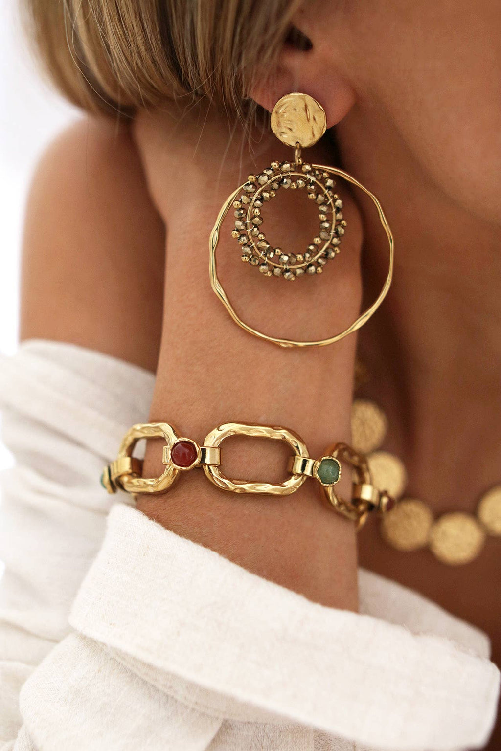 Bracelet VIKI Aventurine Cornaline