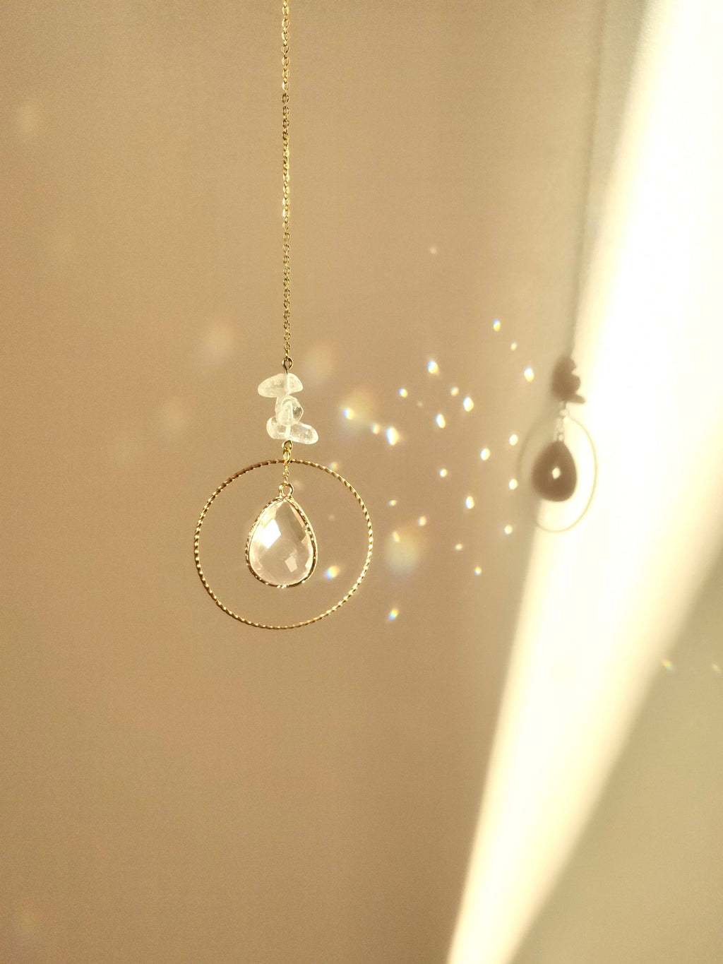 Suncatcher HÉMÉRA Cristal de Roche
