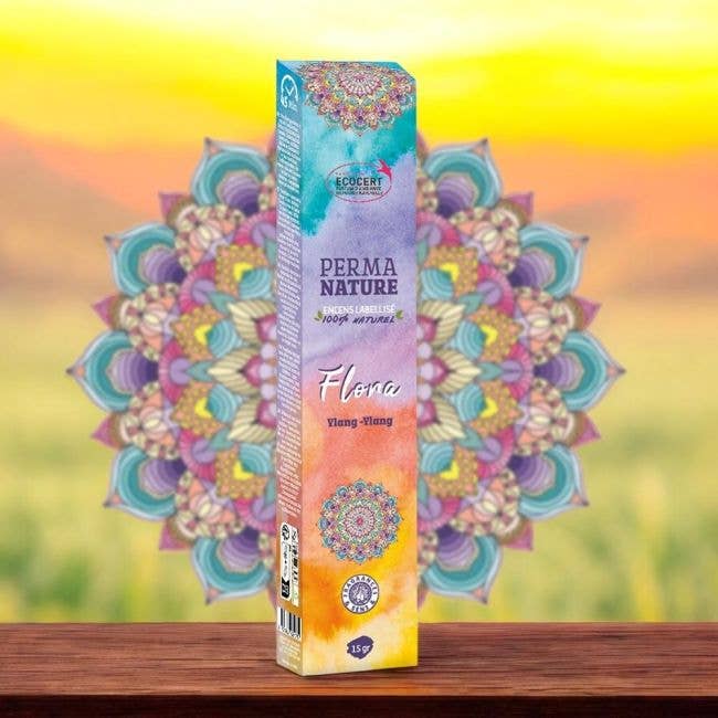 Encens Perma Nature Flora Ylang Ylang Labellisé © Ecocert-Commerce Équitable 15g