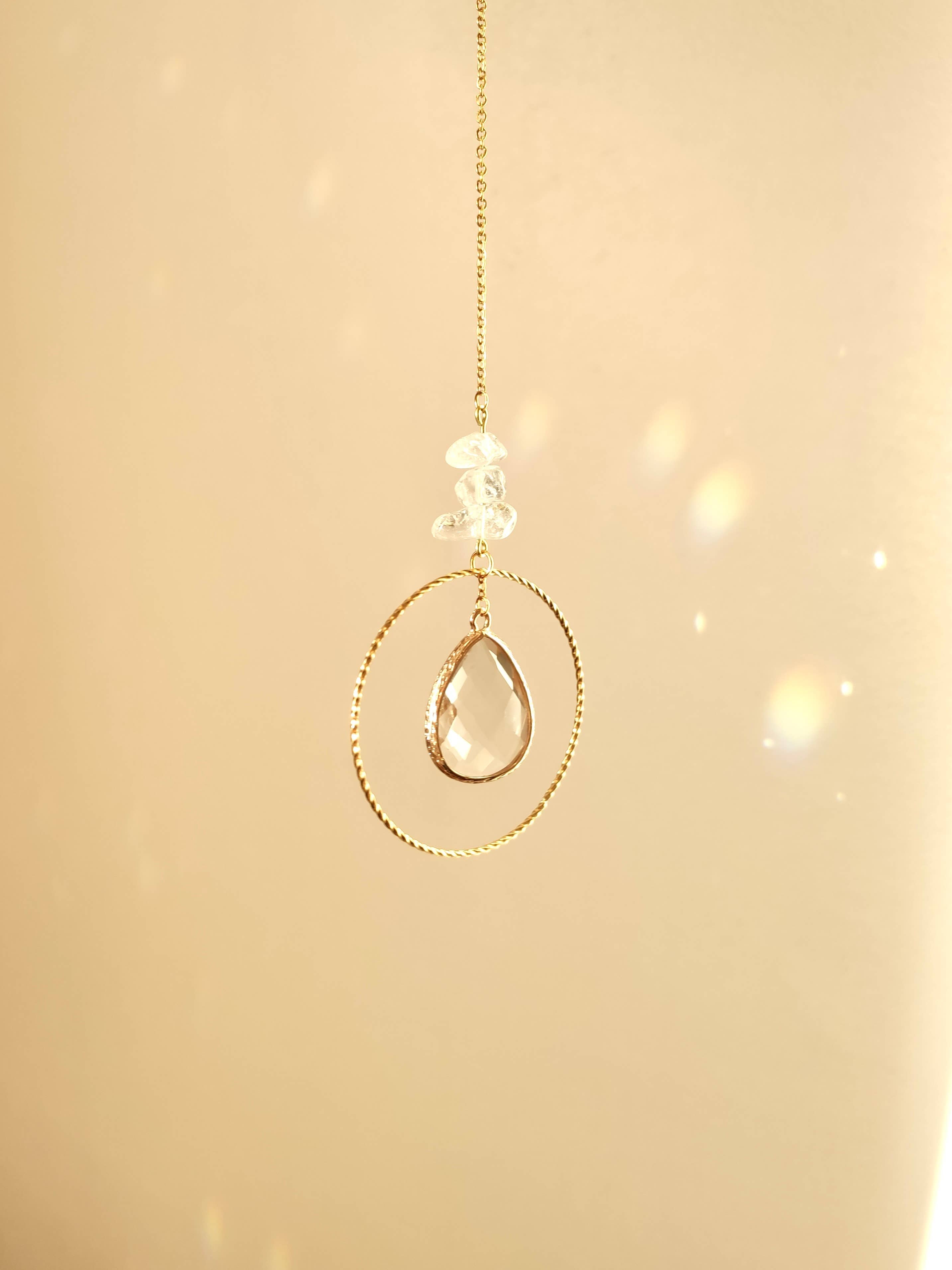 Suncatcher HÉMÉRA Cristal de Roche