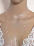 Chaîne en argent 925 maille carrées Différentes Tailles