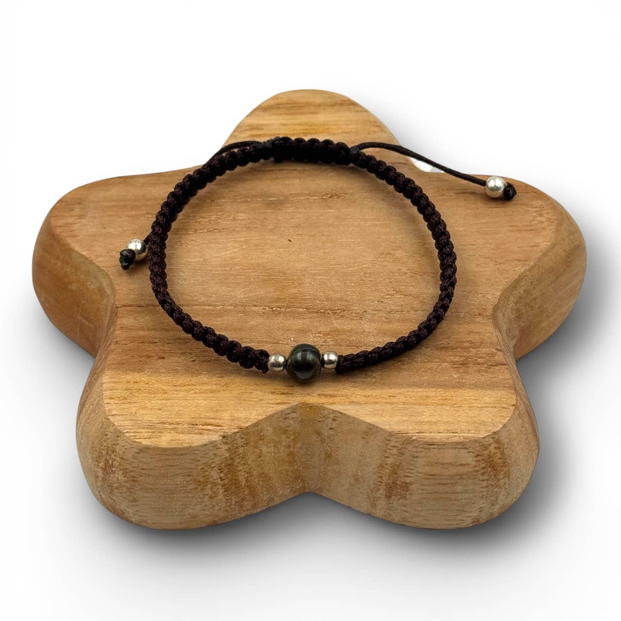 Bracelet tissé façon macramé HOMME - Brown 03 Marron
