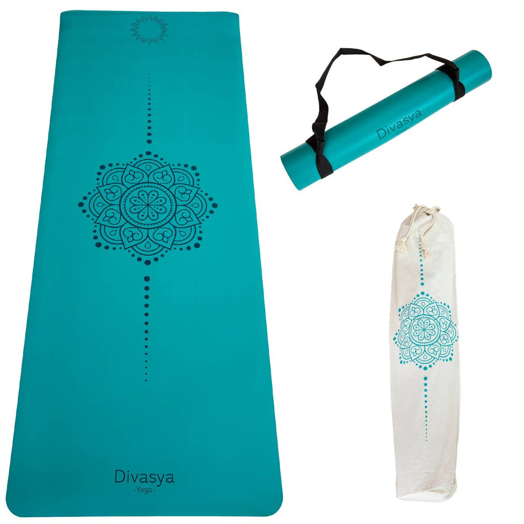 Tapis de yoga en caoutchouc naturel et Eco-PU japonais |+ Accessoires
