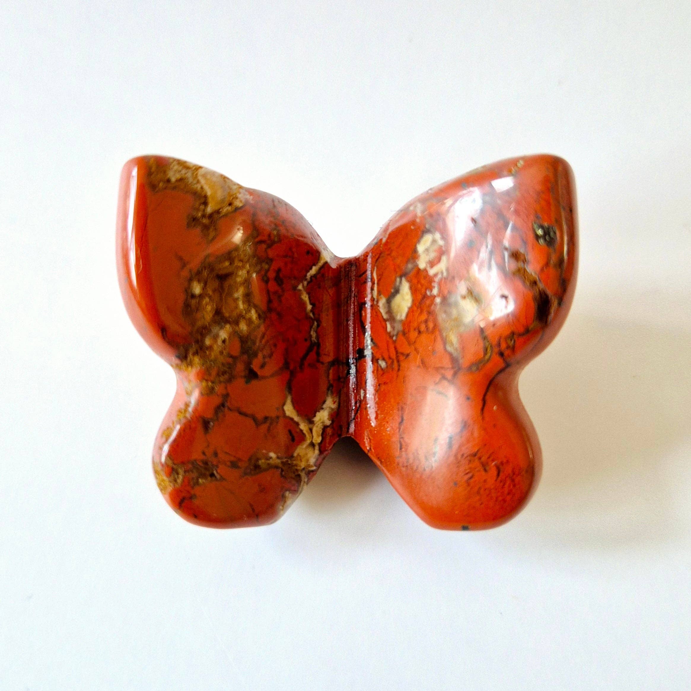 Mini papillon en pierre précieuse – 3 cm Au choix Jade Labradorite Quartz Jaspe Aragonite Aventurine