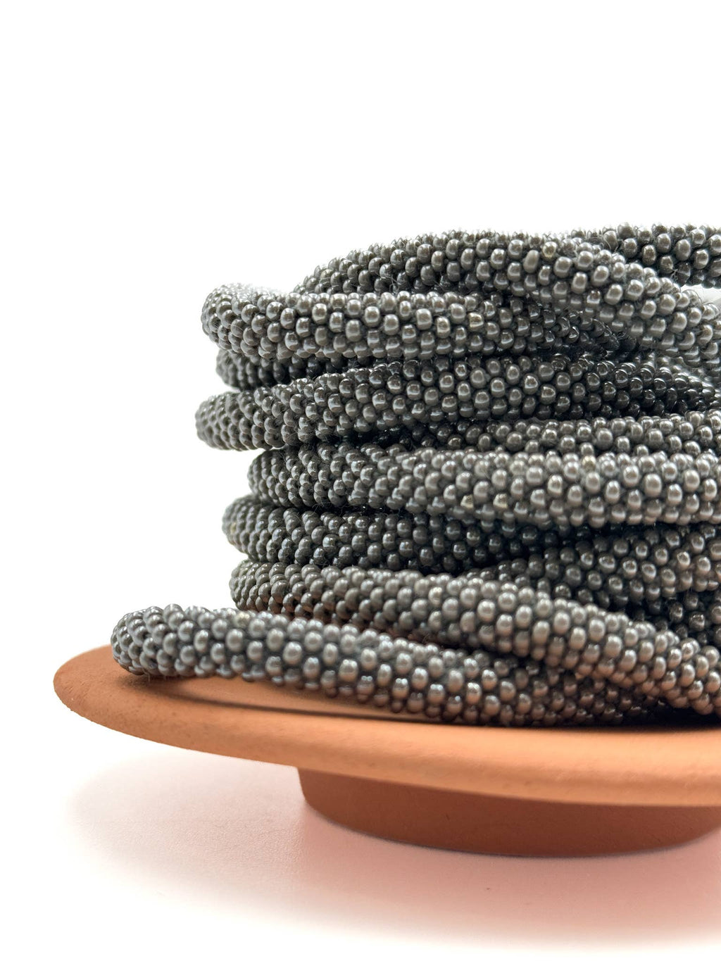 Bracelet népalais HOMME - H07 Gris unis