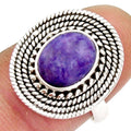 Bague Charoite Russie AA argent 925