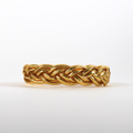 Bracelet Bouddhiste Double tressé Light Gold