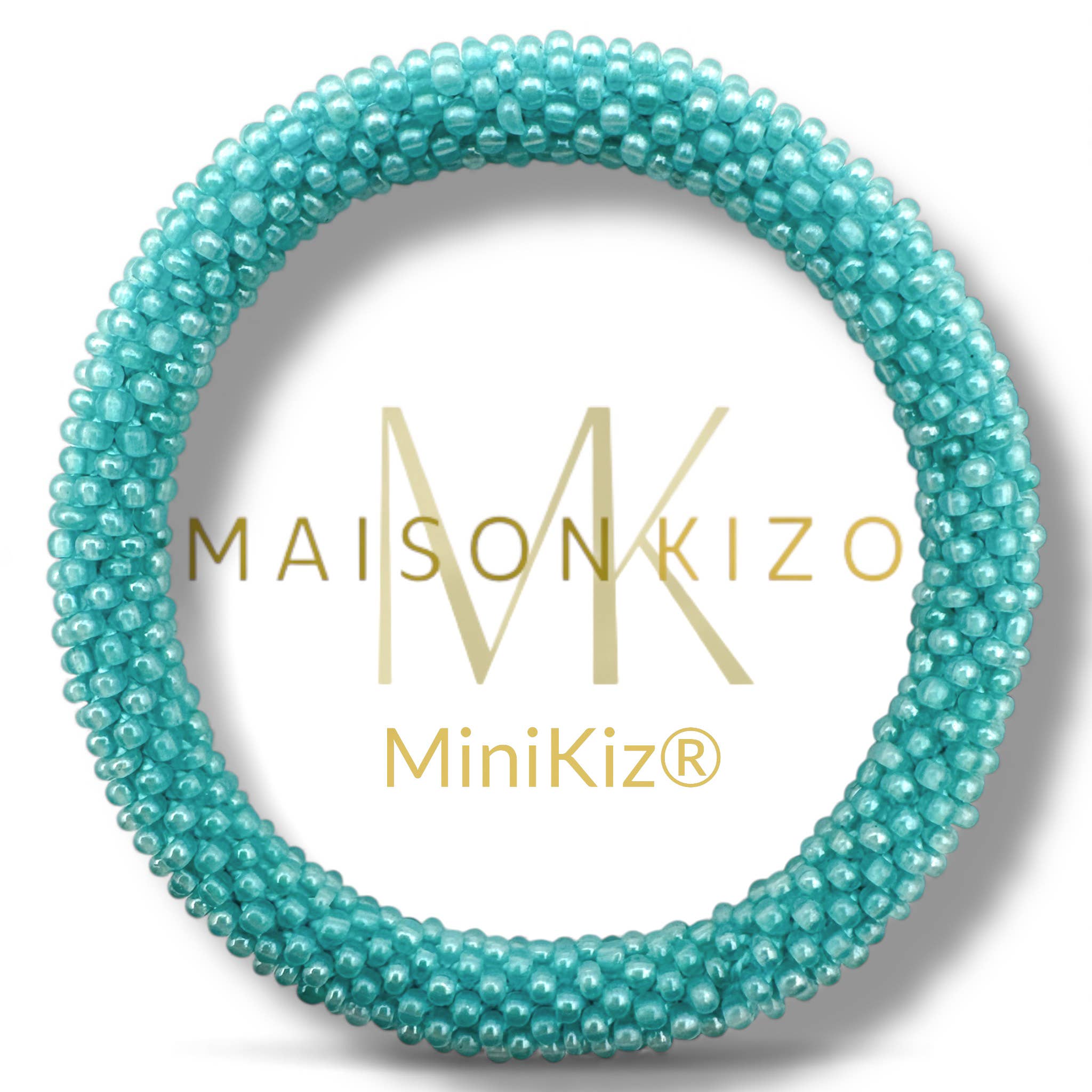 Bracelet népalais MINIKIZ enfant et petit poignet adulte K69 Turquoise