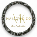 Bracelet népalais HOMME - H07 Gris unis