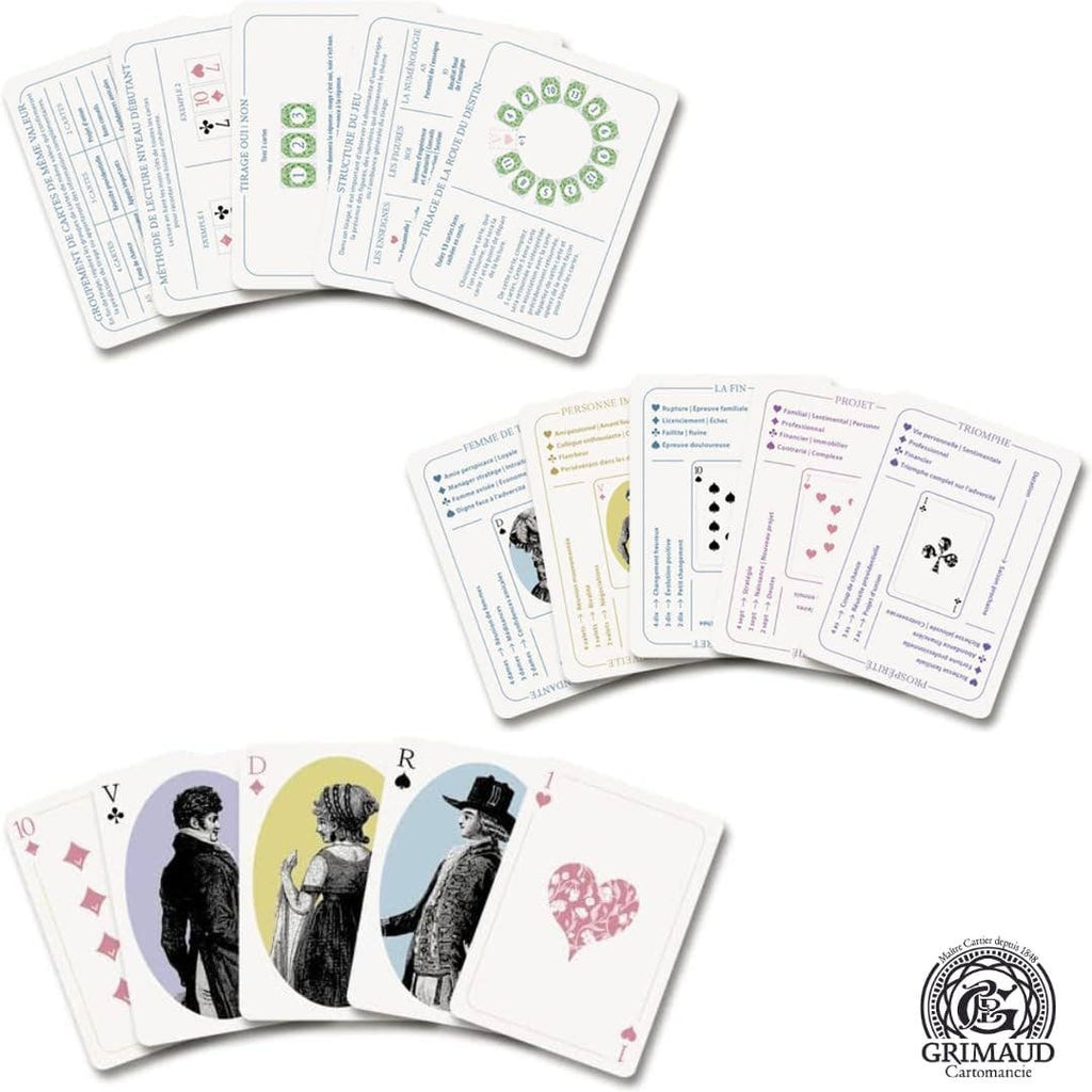 Les Cartes à Jouer Divinatoires de Joséphine Édition Française Grimaud Cartomancie