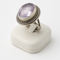 Bague Améthyste Brésil AA argent 925 - Taille 55