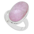 Bague kunzite Brésil AA argent 925 - Taille 51