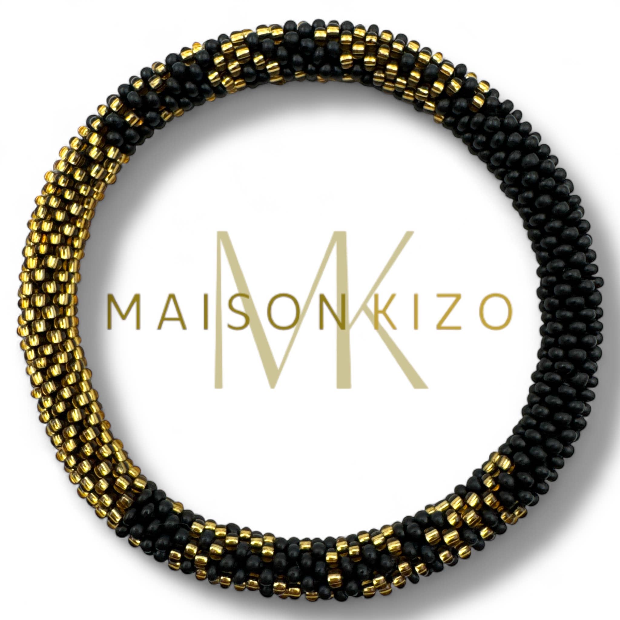 Nouvelle collection A/H 2026 Bracelet népalais N23 noir doré