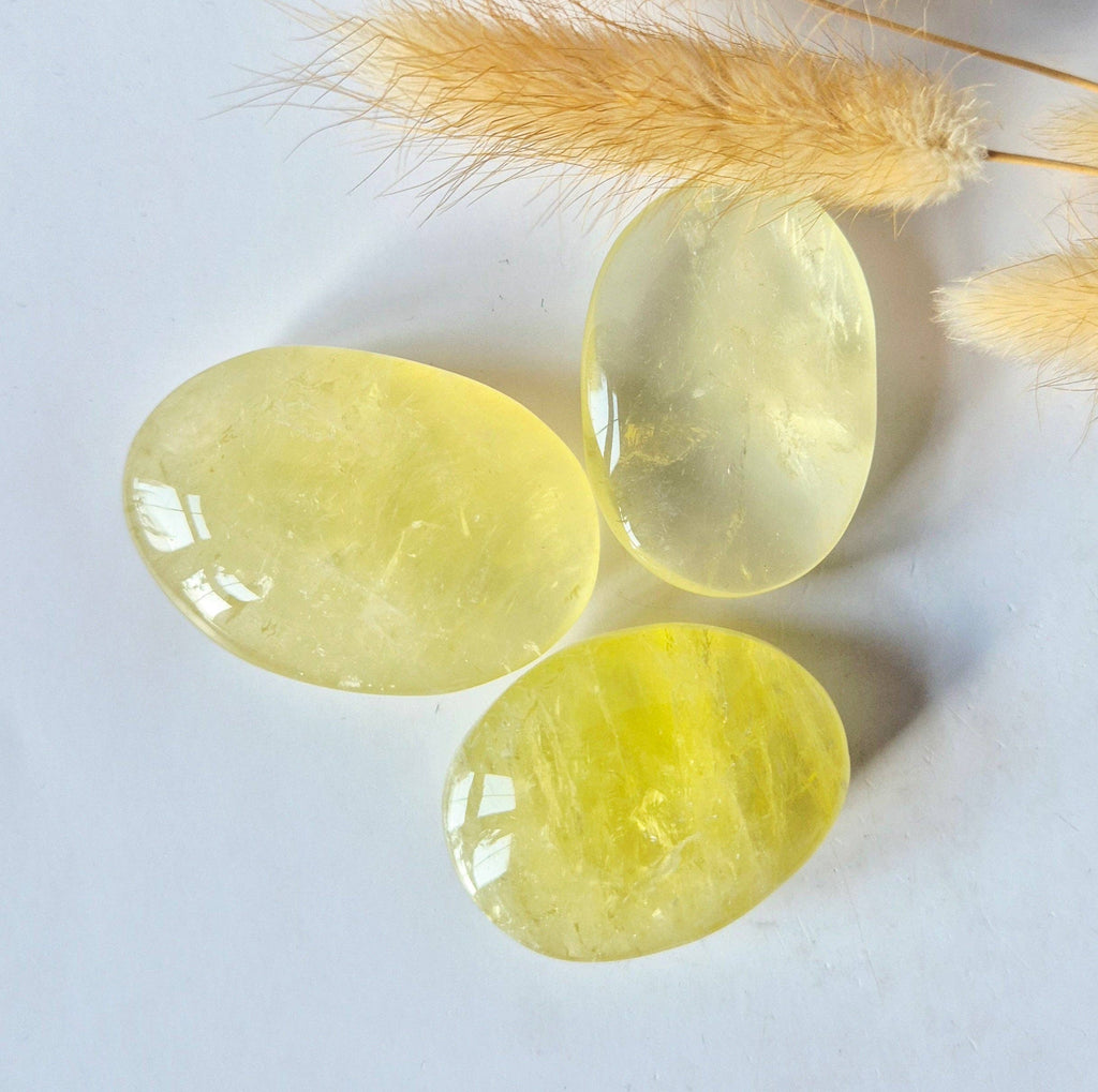 Citrine Pierre de Paume – env. 4–6 cm
