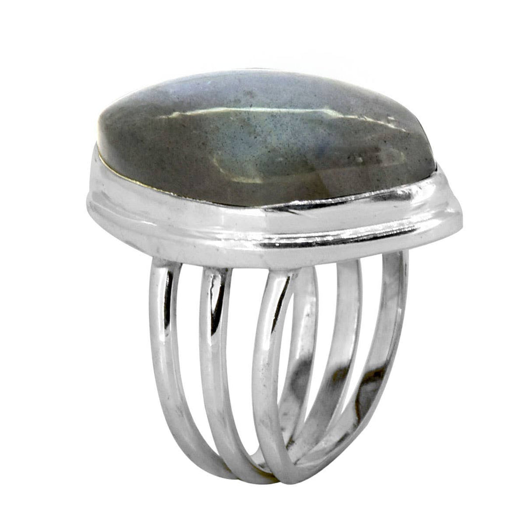 Bague  en argent sterling 925 Labradorite